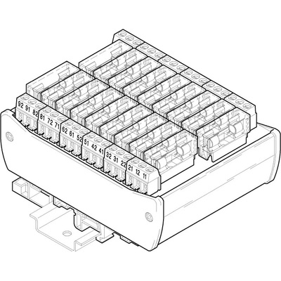 P2-18, pojistkový modul pro trubičkové pojistky 5x20mm