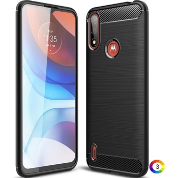 Image 1 of Motorola Moto E7 Power / E7i Power Удароустойчив Carbon Fiber Калъф и Протектор