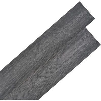 vidaXL Самозалепващи подови дъски от PVC 5, 02 м2 2 мм черно и бяло (245175)