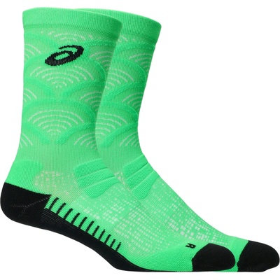 ASICS PERFORMANCE RUN SOCK CREW zelená