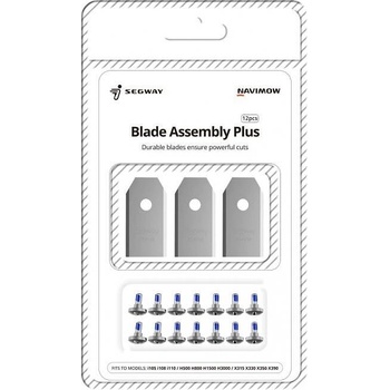 Segway Комплект резервни ножове за робот косачка segway navimow, 12 броя