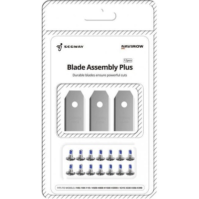 Segway Комплект резервни ножове за робот косачка segway navimow, 12 броя
