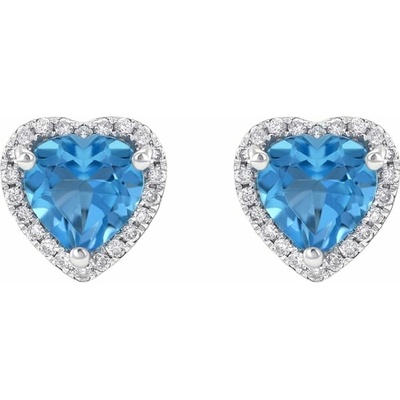 Eppi Topazové náušnice ze zlata Iveri E32296