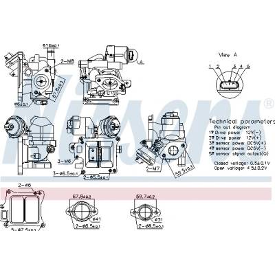 NISSENS AGR - Ventil 98383