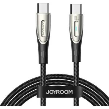 JOYROOM Кабел за данни JOYROOM STAR-LIGHT Type-C - Type-C, 120 см, ЧЕРЕН SA27-CC5 1 (SA27-CC5 1)