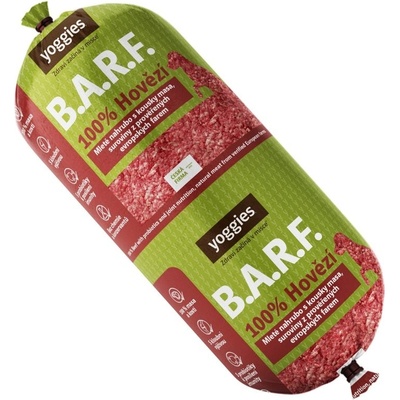 Yoggies B.A.R.F. 100% hovädzie s probiotikami 1300 g