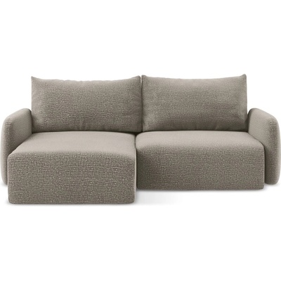 makamii Бежов разтегателен ъглов диван с място за съхранение (ляв ъгъл) Kalena - Makamii (KALENA_LCF_38_P1_C2)