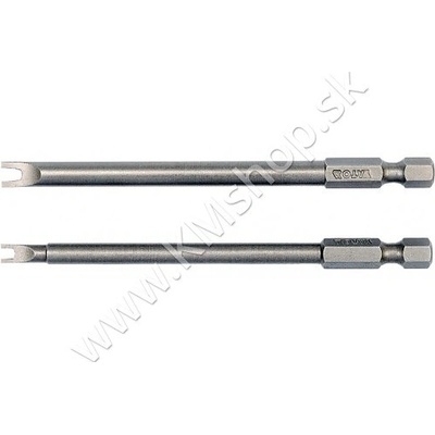 Sada bitov 1/4" 2 ks profil : L=100 mm #6, #10 YT-YT-0499