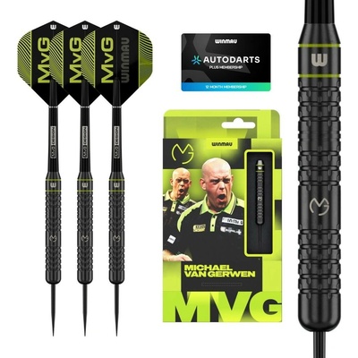 Šipky steel Winmau MvG Core 21g Brass