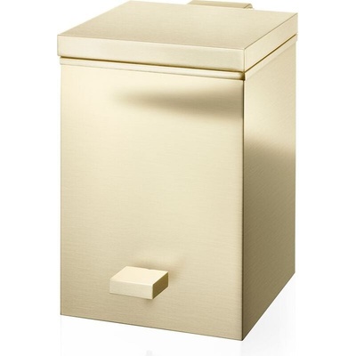 DECOR WALTHER Кошче за отпадъци в баня Corner Soft Close квадратно 26, 5 см златно мат (0614682)
