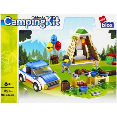 Alleblox Stavebnica Kempingový tábor 251 dielikov