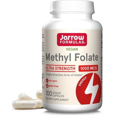 Jarrow Formulas Metylfoliát 1000 mcg 100 rastlinných kapsúl