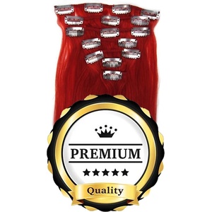 Sleek Red - Коса на клипс
