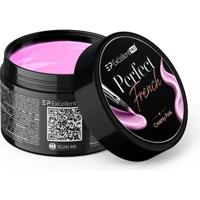 Excellent Pro Perfect French Creamy pink gel pro francouzskou manikúru a zdobení 4g