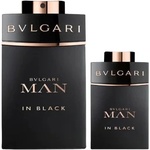 Bvlgari Man in Black - Подаръчен комплект за мъже: 60мл парфюм EDP + 15мл парфюм EDP