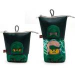 LEGO® Моливник, с цип, изскачащ, LEGO "Ninjago Lloyd", черно-зелен модел 53518 (53518)