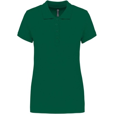 Kariban K255 Dámske piqué polo zelená Kelly