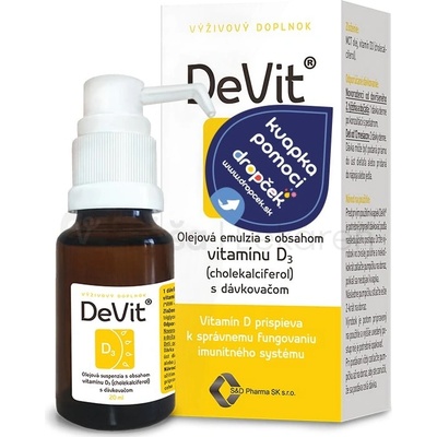 S&D Pharma EmergoPharm DeVit kvapky 20 ml
