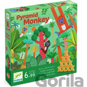 Djeco Pyramída opíc: hra stavania pyramíd