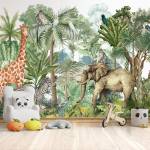 Art Gift Decor Детски Фототапет с животни - Джунгла 3