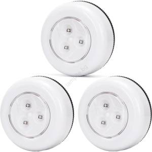 Aigostar - Комплект 3x RGB LED преносими нощни лампи LED/3xAAA + дистанционно (AI2659)