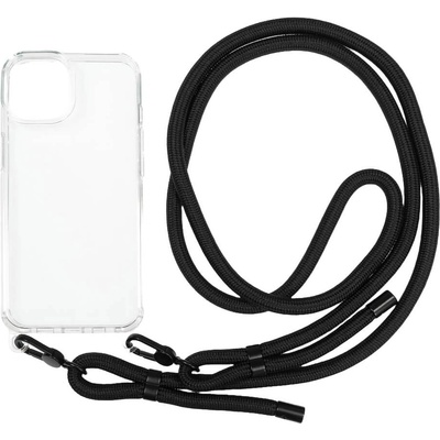 Mobile Origin Хибриден удароустойчив кейс с връзка за носене за iPhone 14, iPhone 13 - Mobile Origin Lanyard Hybrid Case (прозрачен) (LYC-S-CLR-14)