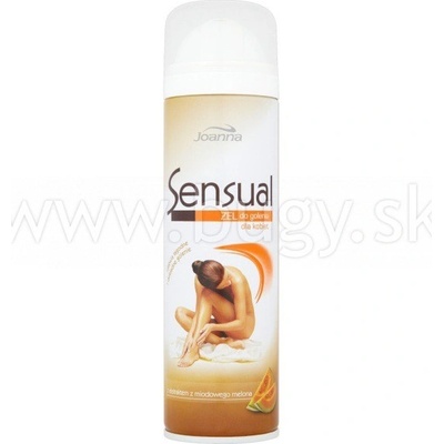 Joanna Sensual gel na holenie pre ženy s extraktom z medového melónu 200 ml