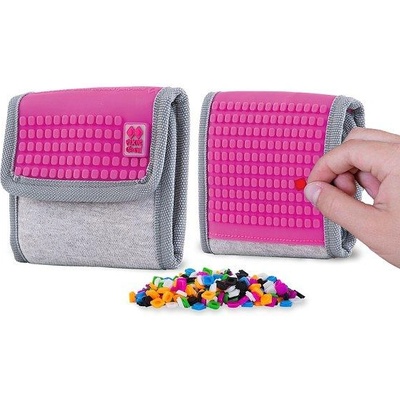 Pixie Crew портфейл СИВО/ФУКСИЯ