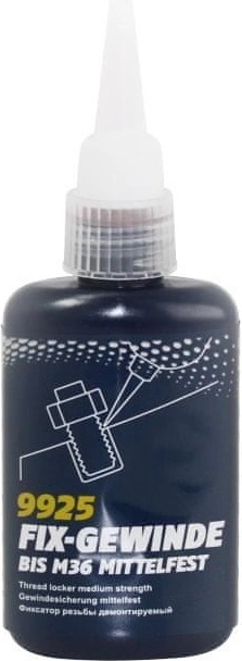 MANNOL 9926 - Colla per viti ad alta resistenza, 12 pezzi, 50 ml