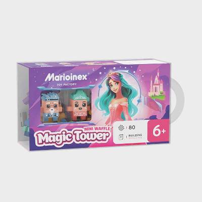 Marioinex Мини вафлен конструктор Marioinex " Вълшебната кула на принцесата" , 80 части (905 807)