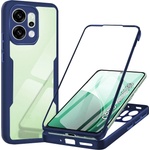 Techsuit Калъф за Oppo Reno14 - Techsuit - ColorVerse 360 Series + Протектор за екран - Син