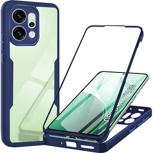 Techsuit Калъф за Oppo Reno14 - Techsuit - ColorVerse 360 Series + Протектор за екран - Син