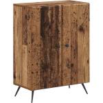vidaXL Шкаф за баня BREDA Старо дърво 59, 5 x 31 x 80 см (897503)