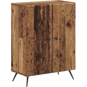 vidaXL Шкаф за баня BREDA Старо дърво 59, 5 x 31 x 80 см (897503)