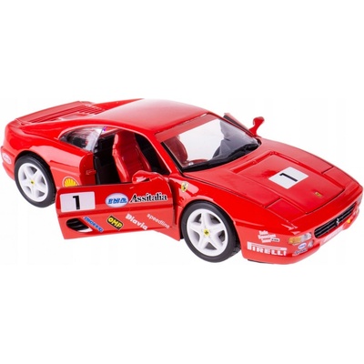 Bburago Ferrari Racing F355 Challenge červená 1:24