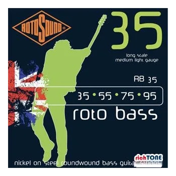 Image 1 of ROTOSOUND Струни за електрическа бас китара rotosound - Модел rb35
