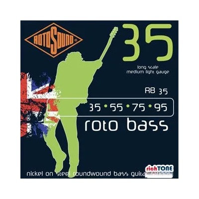 ROTOSOUND Струни за електрическа бас китара rotosound - Модел rb35