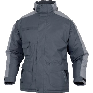 Delta Plus Delta nordland / Унисекс изолирана водоустойчива парка - сива xxxl (nordlgr3x)