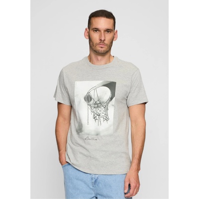 Mister Tee Тениска Ballin 2.0 Tee heather grey XXLUB-MT2515-00431 - Тъмносив, размер M