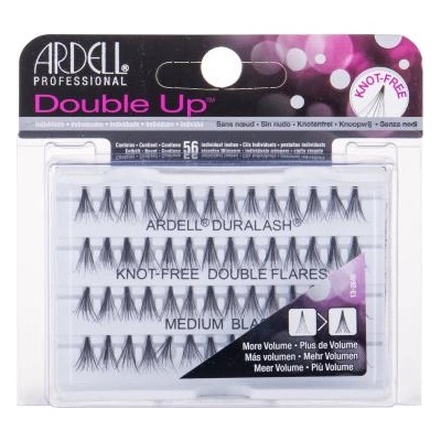 Ardell Double Up Duralash Knot-Free Double Flares комплект лепящи мигли, без образуване на възли 56 бр