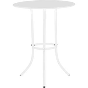 NIGER Метална градинска маса niger d 60 - бяла (bit3535184)