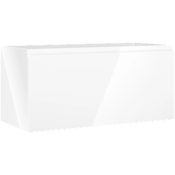 Mexen Orio шкаф за баня под умивалник 100 см, 1 чекмедже, бял гланц - 91A10-10047-1-BF00 (91A10-10047-1-BF00)