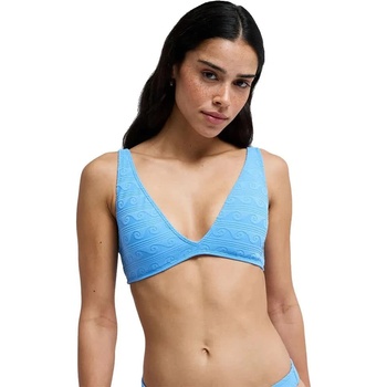 Roxy Paradise Wave Elongated Triangle bikini top - Blue (Silver Lake Blue Make A Splash)