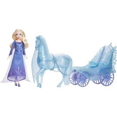 Mattel Dobrodružný kočiar Disney Frozen s bábikou Elsa a Nokk