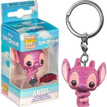 Funko POP Prívesok na kľúče Keychain Lilo & Stitch Angel DGLT