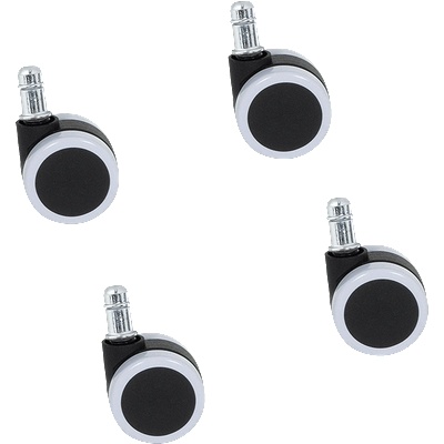 Bittel Комплект колела за посетителски стол модел 1702-1710 4 бр. - бели (3591060)