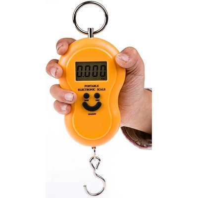 TFY Portable1-Orange Váha na batožinu a ryby digitálna prenosná 50kg