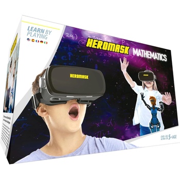 Heromask Образователни vr очила + Математически игри за деца 5-12 г (hm-m001)