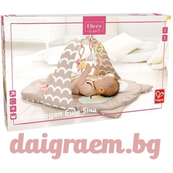Image 1 of Hape Постелка с дрънкалки Бухал Оскар hape e8535 (h8535)