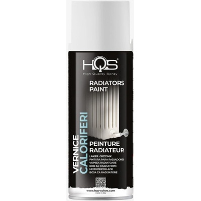 HQS farba v spreji na radiátory 400 ml biela matná